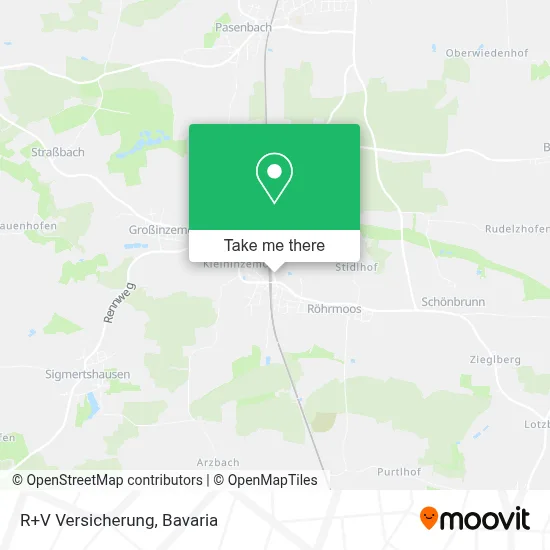 R+V Versicherung map