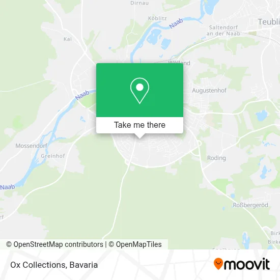 Ox Collections map