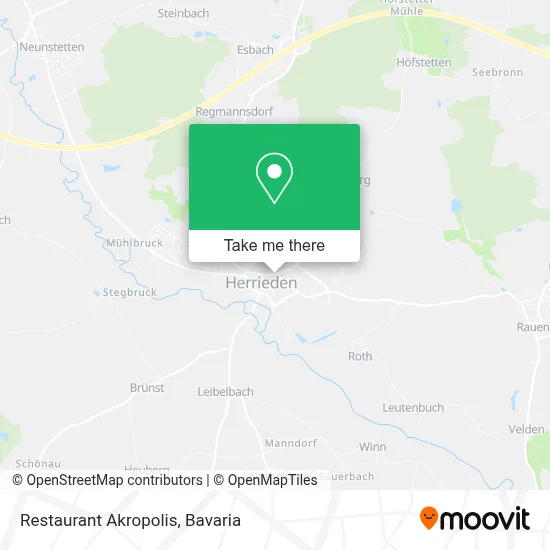 Restaurant Akropolis map