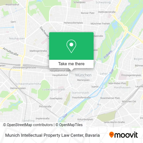 Munich Intellectual Property Law Center map