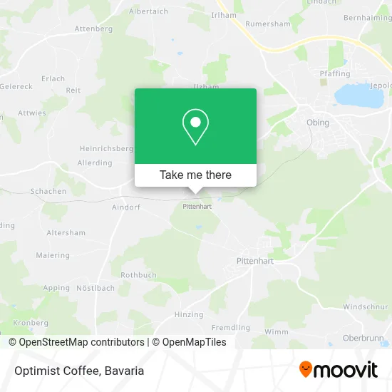 Optimist Coffee map