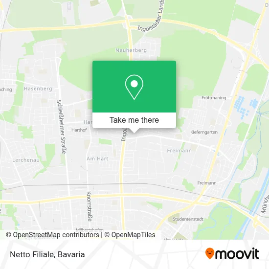 Netto Filiale map