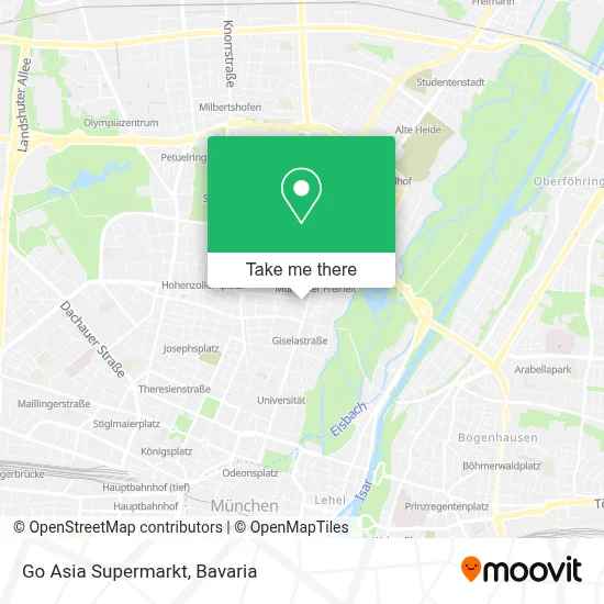 Go Asia Supermarkt map
