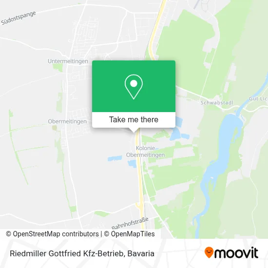 Riedmiller Gottfried Kfz-Betrieb map