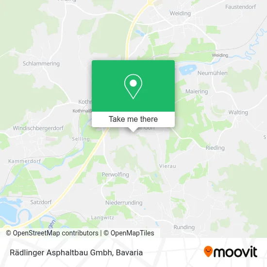 Rädlinger Asphaltbau Gmbh map