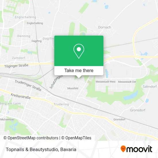 Topnails & Beautystudio map