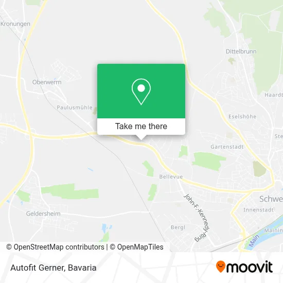 Autofit Gerner map