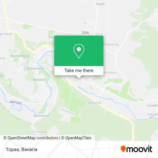 Topas map