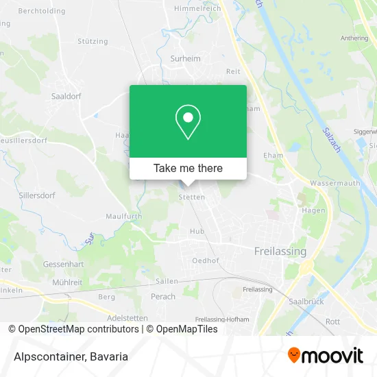 Alpscontainer map
