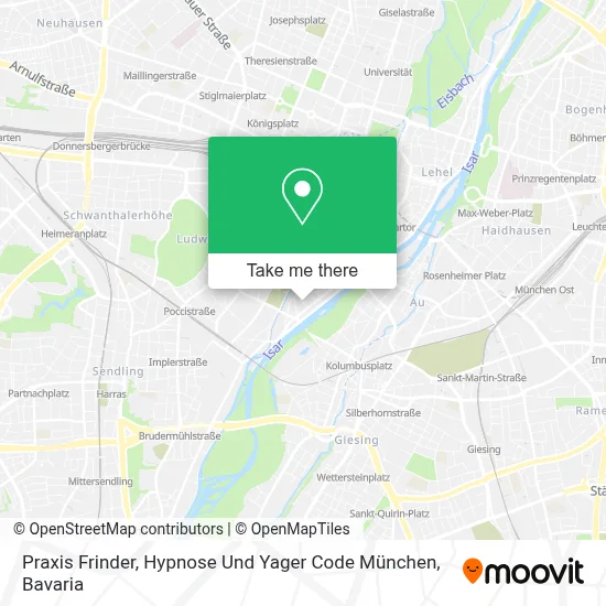 Praxis Frinder, Hypnose Und Yager Code München map