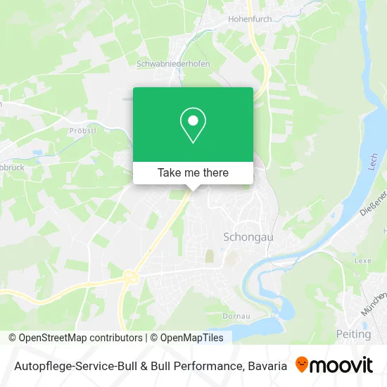 Autopflege-Service-Bull & Bull Performance map