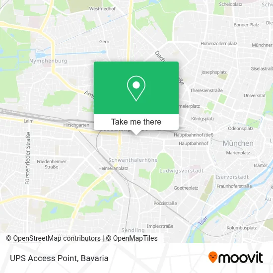 Ups Access Point map