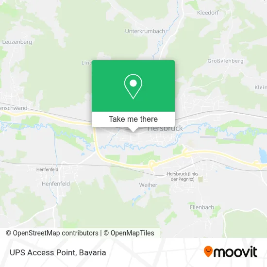 Ups Access Point map