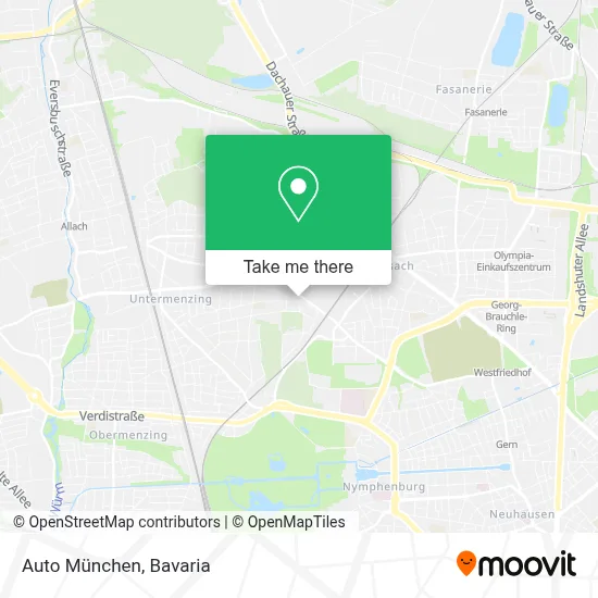 Auto München map