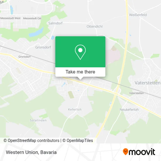 Western Union map