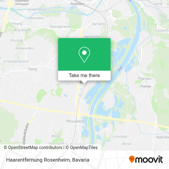 Haarentfernung Rosenheim map