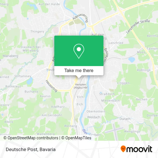 Deutsche Post map