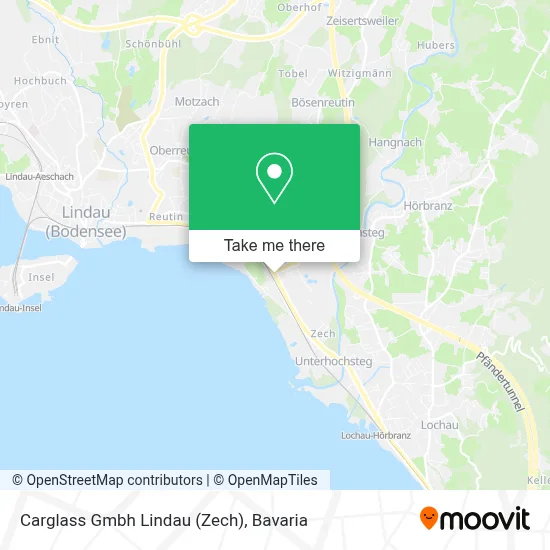 Carglass Gmbh Lindau (Zech) map