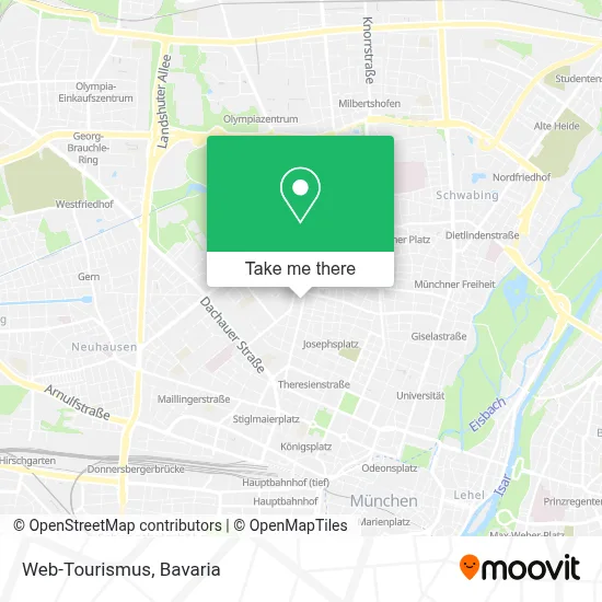 Web-Tourismus map