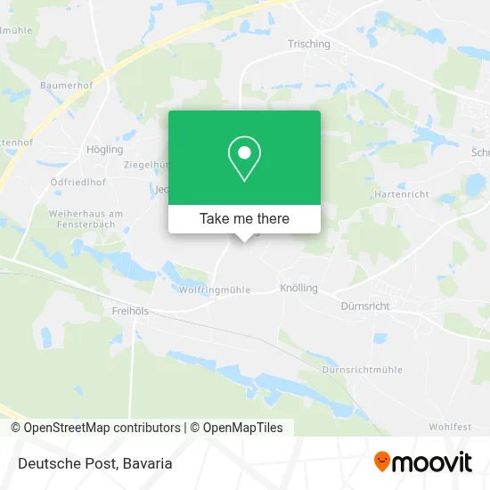 Deutsche Post map