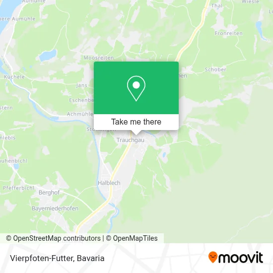 Vierpfoten-Futter map