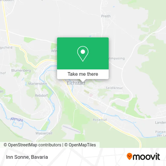 Inn Sonne map
