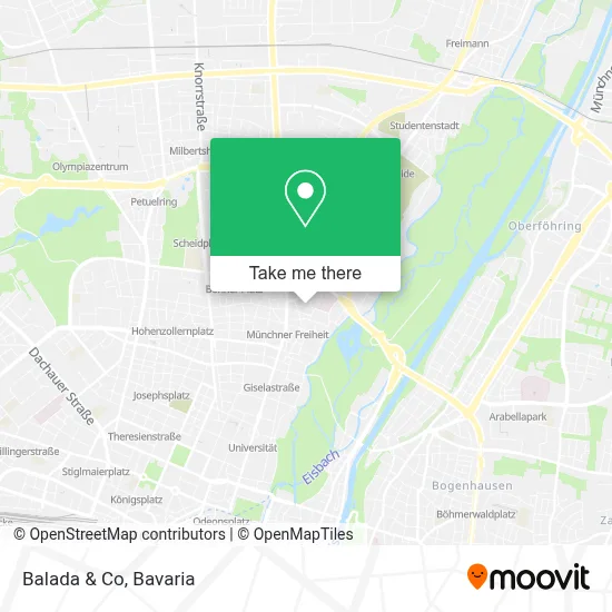 Balada & Co map