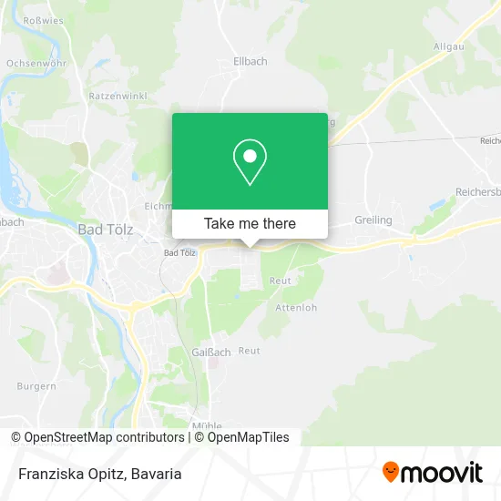 Franziska Opitz map