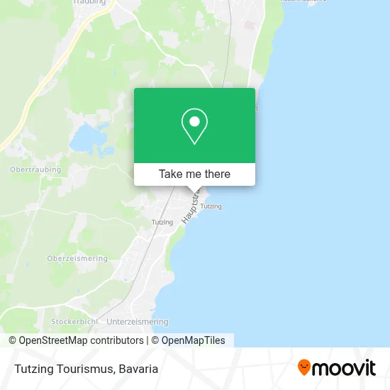Tutzing Tourismus map