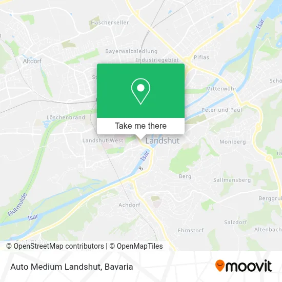 Auto Medium Landshut map