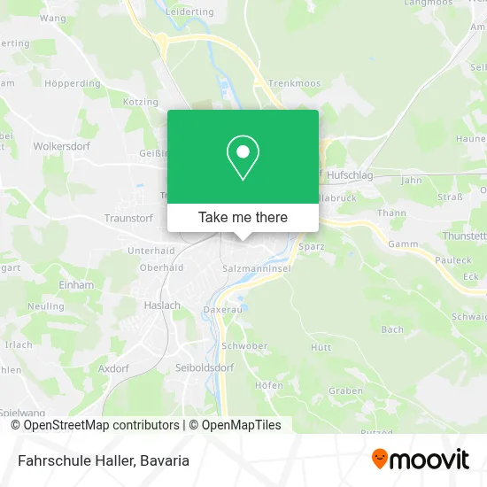 Fahrschule Haller map