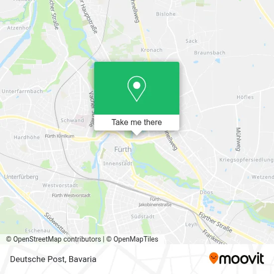 Deutsche Post map