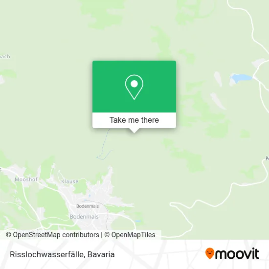 Risslochwasserfälle map