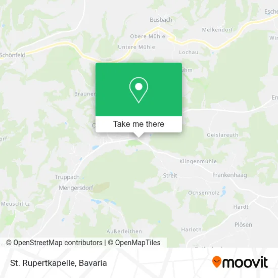 St. Rupertkapelle map