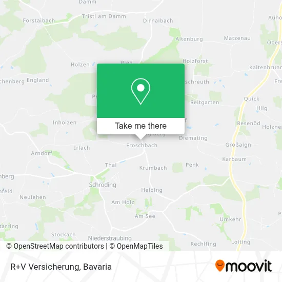 R+V Versicherung map