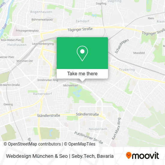 Webdesign München & Seo | Seby.Tech map