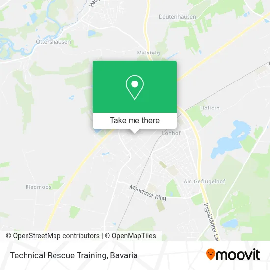 Technical Rescue Training map