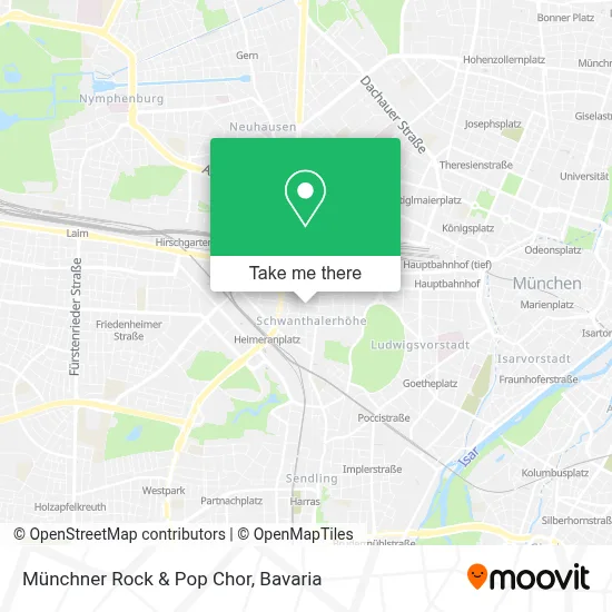 Münchner Rock & Pop Chor map