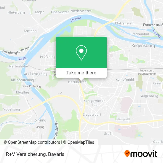 R+V Versicherung map