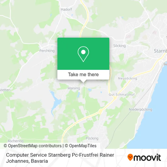 Computer Service Starnberg Pc-Frustfrei Rainer Johannes map