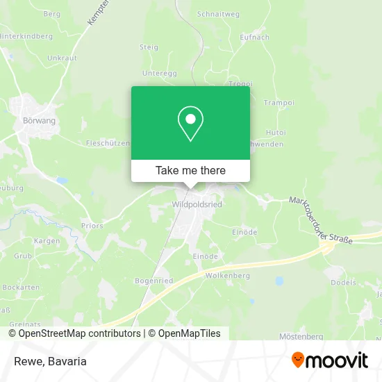 Rewe map