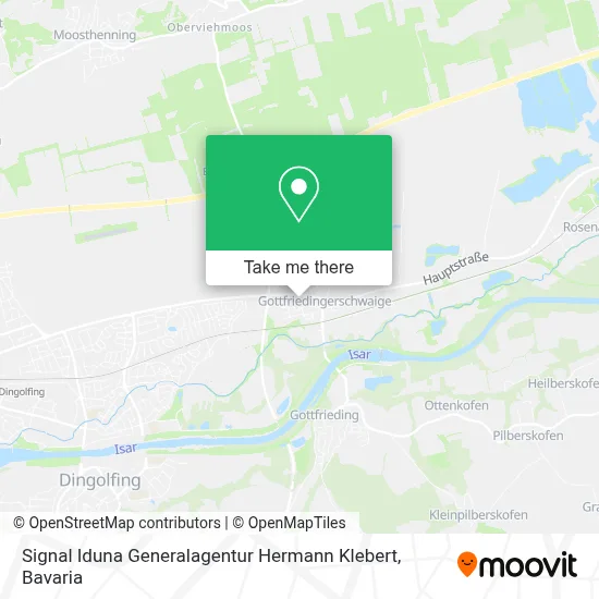 Signal Iduna Generalagentur Hermann Klebert map