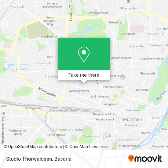 Studio Thorwaldsen map