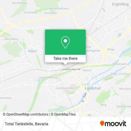 Total Tankstelle map