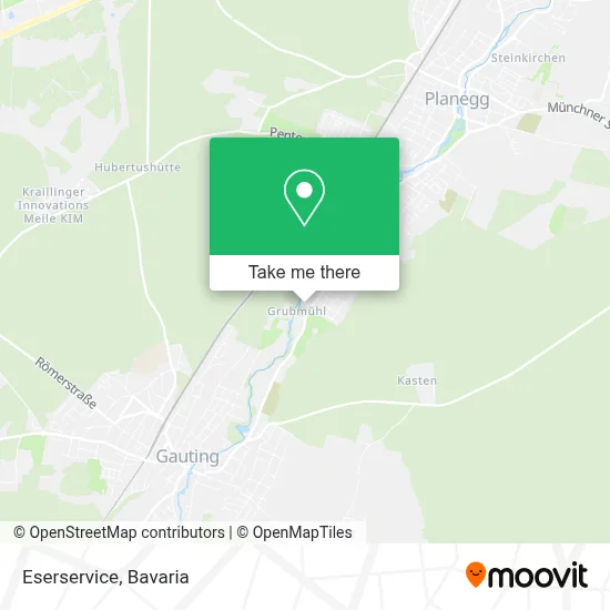 Eserservice map