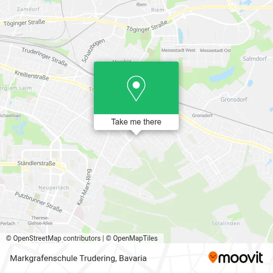 Markgrafenschule Trudering map