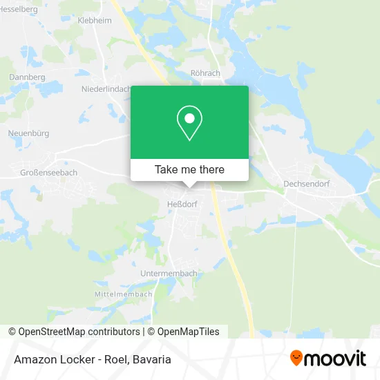 Amazon Locker - Roel map