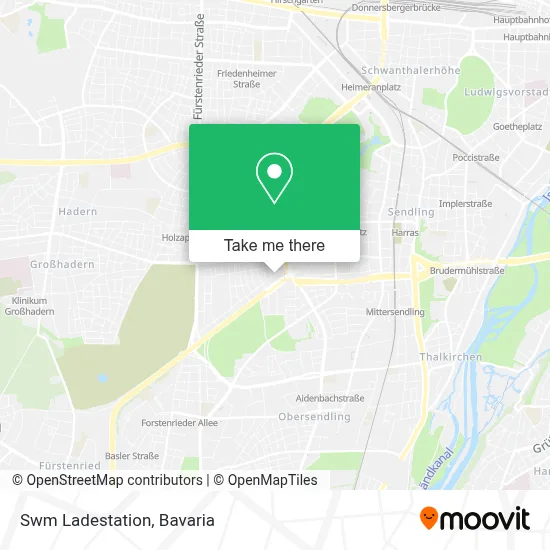Swm Ladestation map