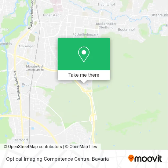 Optical Imaging Competence Centre map