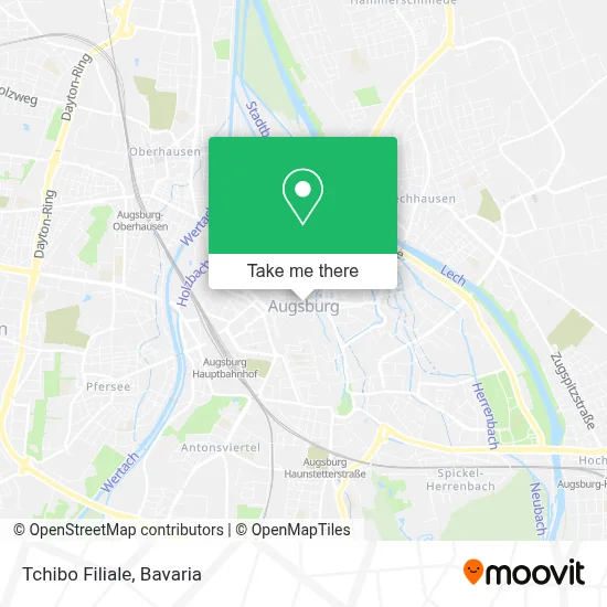 Tchibo Filiale map